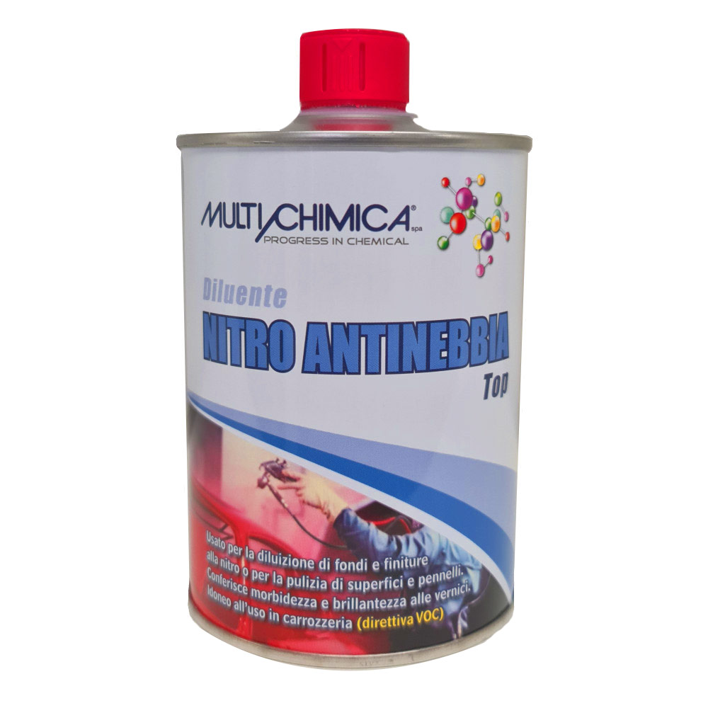 Diluente Nitro Antinebbia Top Multichimica (disponibile in diversi formati)
