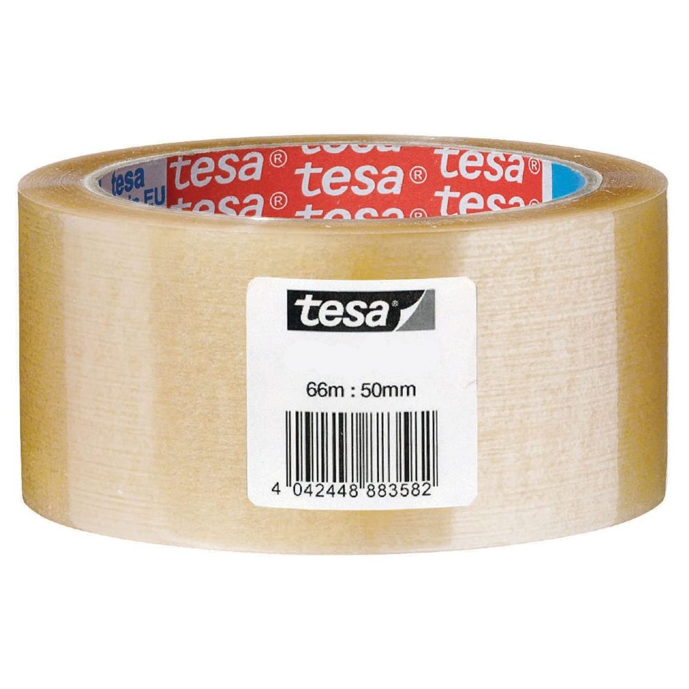 Nastro Adesivo per Imballaggio Tesa Tesapack Trasparente 66m x 50mm