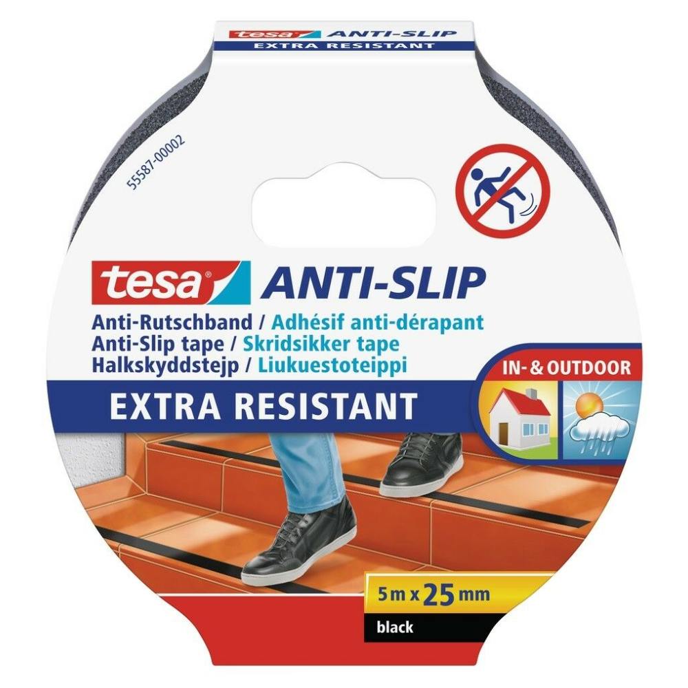 Nastro Antiscivolo Tesa Anti-Slip Extra Resistant 5m (disponibile in diverse misure)