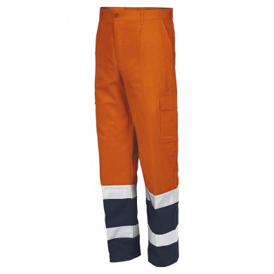 pantaloni-alta-visibilità-industrial-starter-arancione-blu
