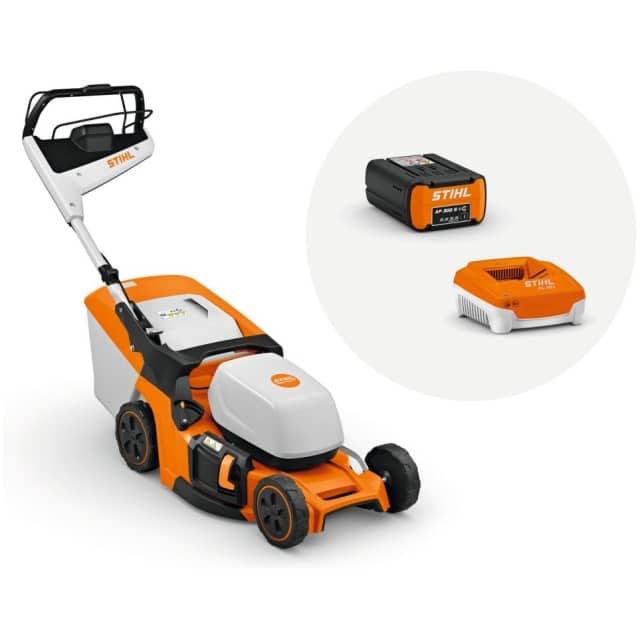Il tosaerba a batteria RMA 448 PV della STIHL è la soluzione ideale per tutti coloro che necessitano di un'attrezzatura affidabile e senza fili per...