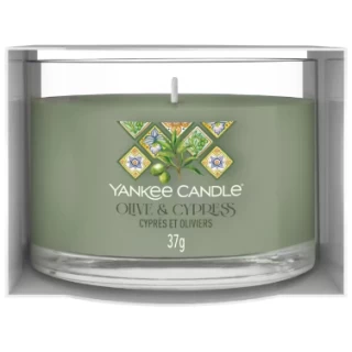 La candela Olive Cypress è una fragranza sofisticata e avvolgente che porta con sé l'essenza della natura mediterranea. Le note di testa si aprono...