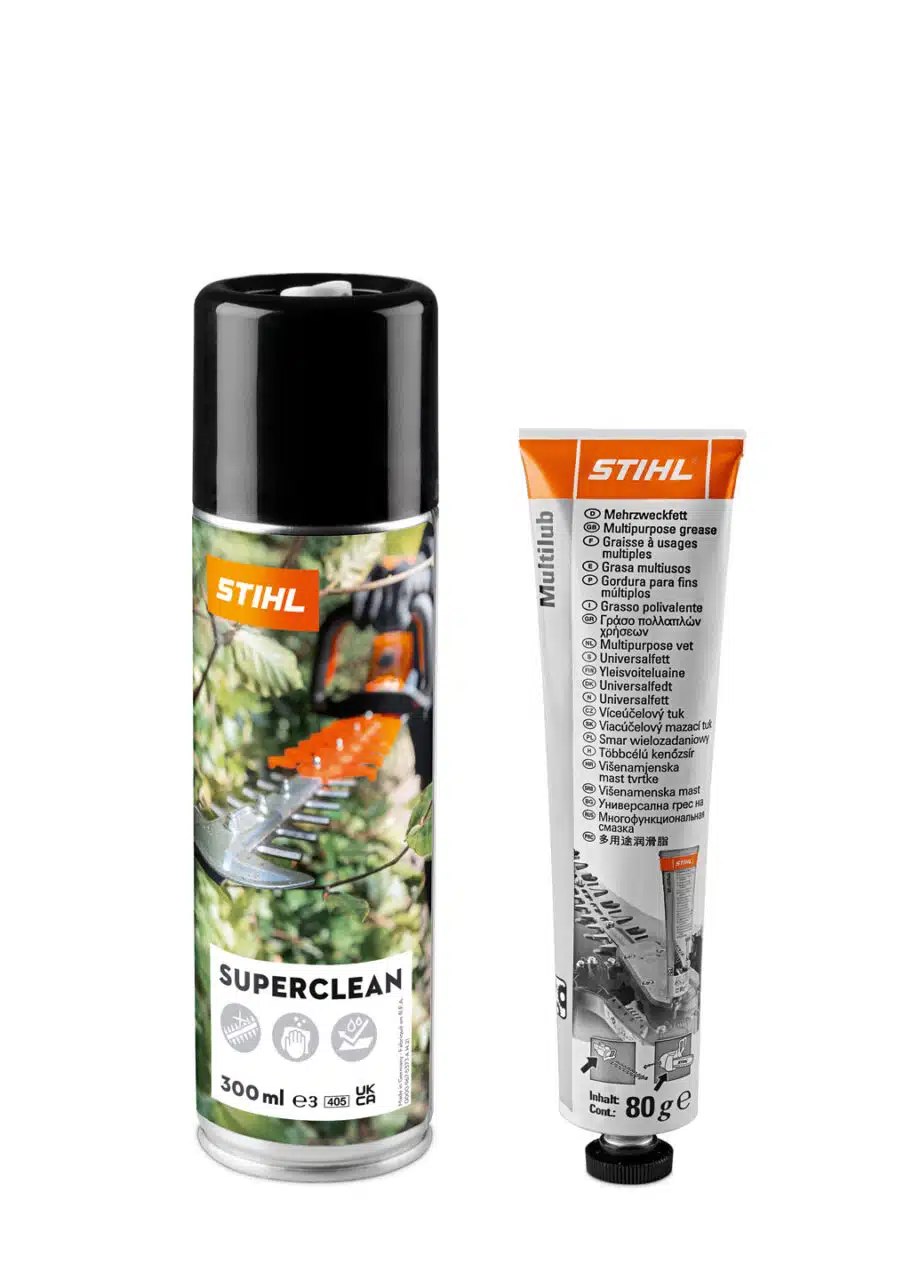 Il Care & Clean Kit HS Plus di STIHL è l'accessorio essenziale per mantenere i tuoi tagliasiepi e decespugliatori sempre al massimo delle loro...