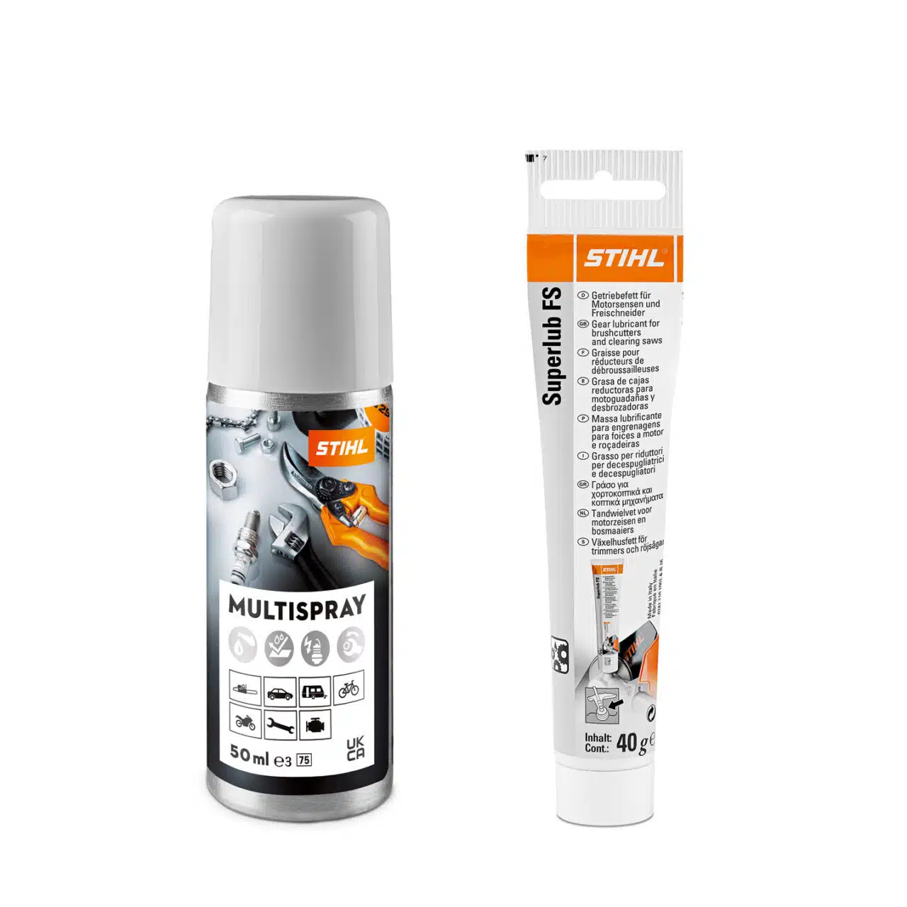 Il Care & Clean Kit FS di STIHL è un set completo di detergenti e solventi progettato specificamente per la pulizia e la cura di tosaerba e...