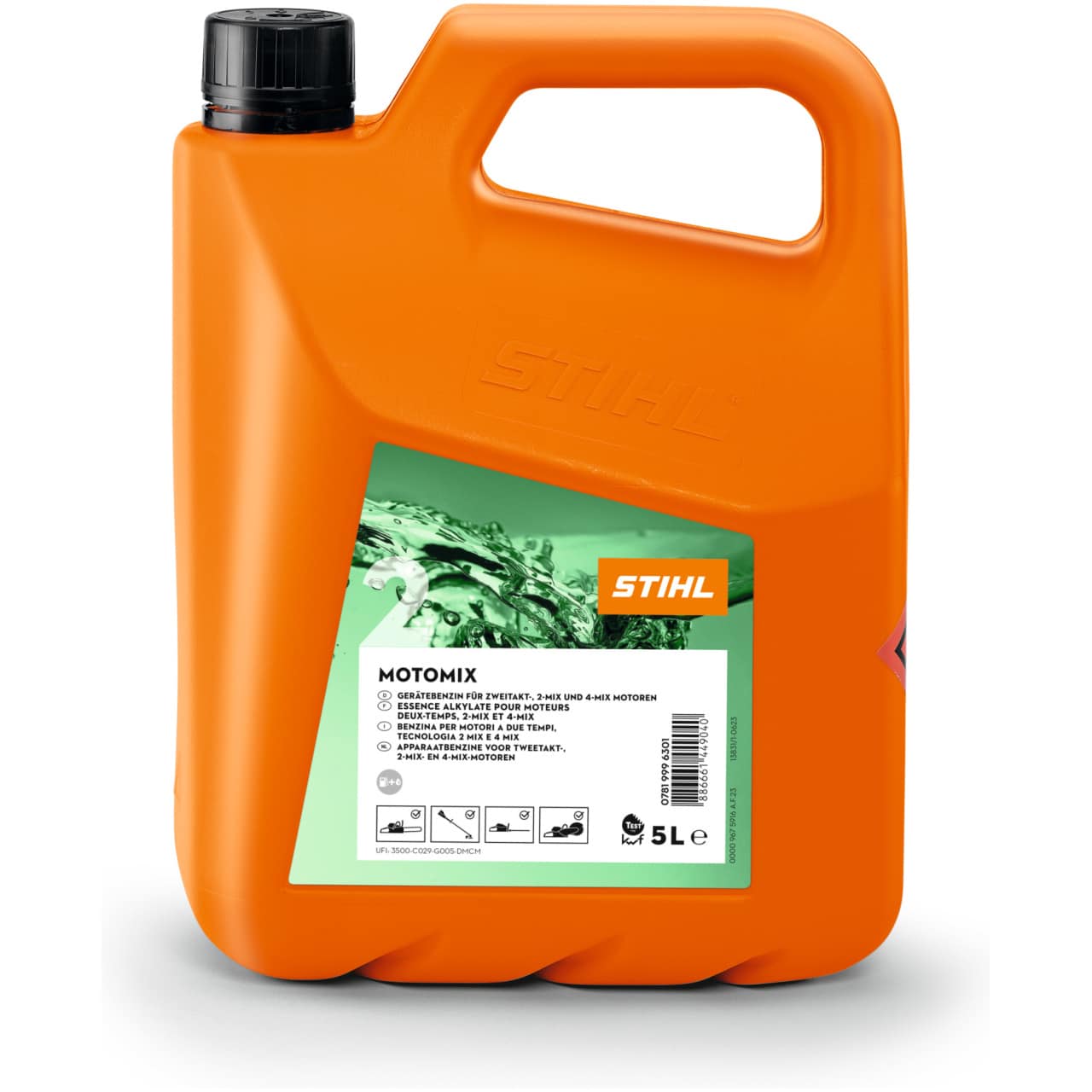 STIHL MotoMix Š una miscela carburante di alta qualit…, progettata specificamente per motori a 2 e 4 tempi alimentati a miscela. Questo prodotto Š...