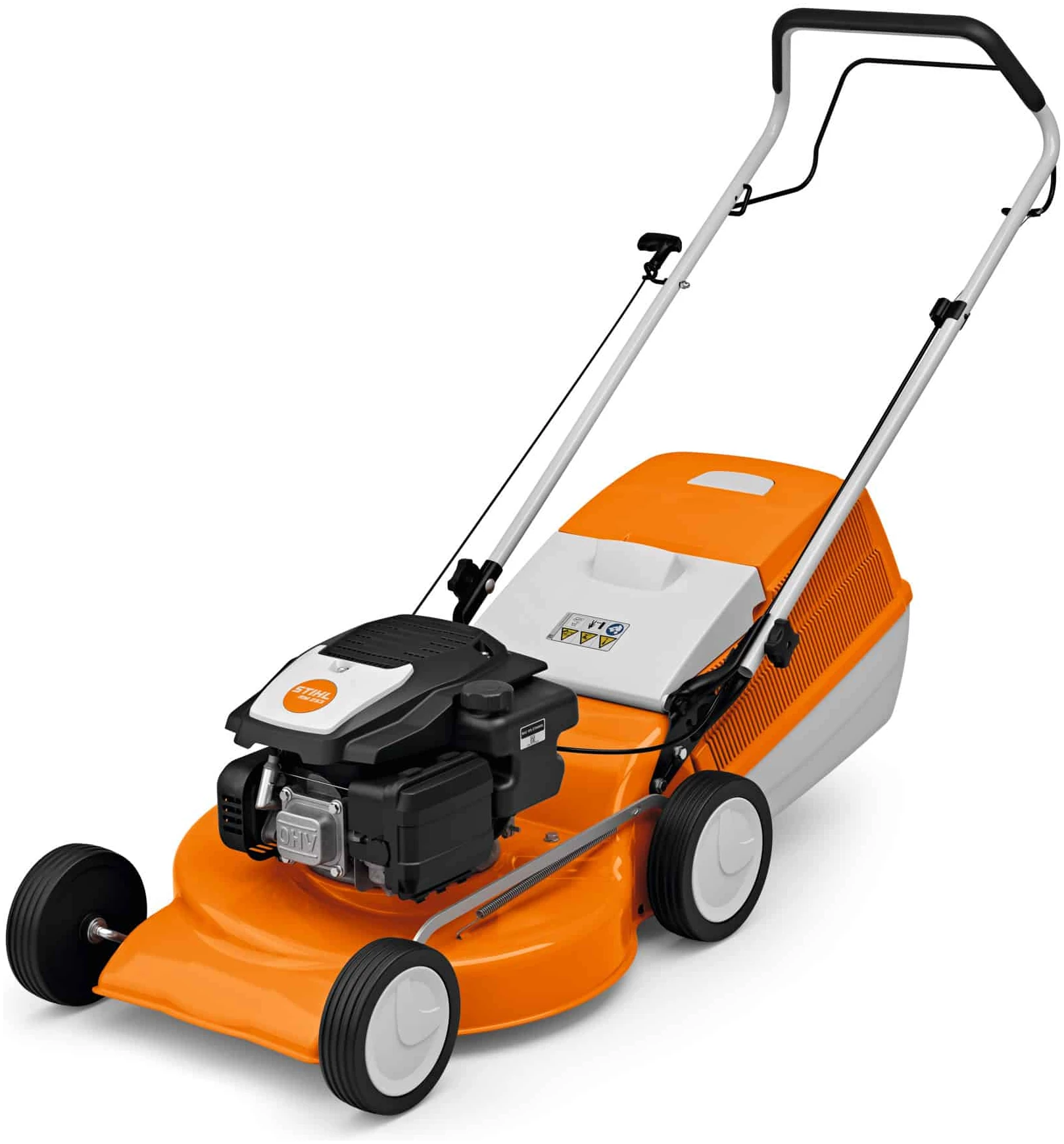 STIHL RASATRICE RM 253 T Il tosaerba RM 253 di STIHL è un attrezzo potente e compatto, ideale per la cura di prati di medie e grandi dimensioni. Questo tosaerba a scoppio...