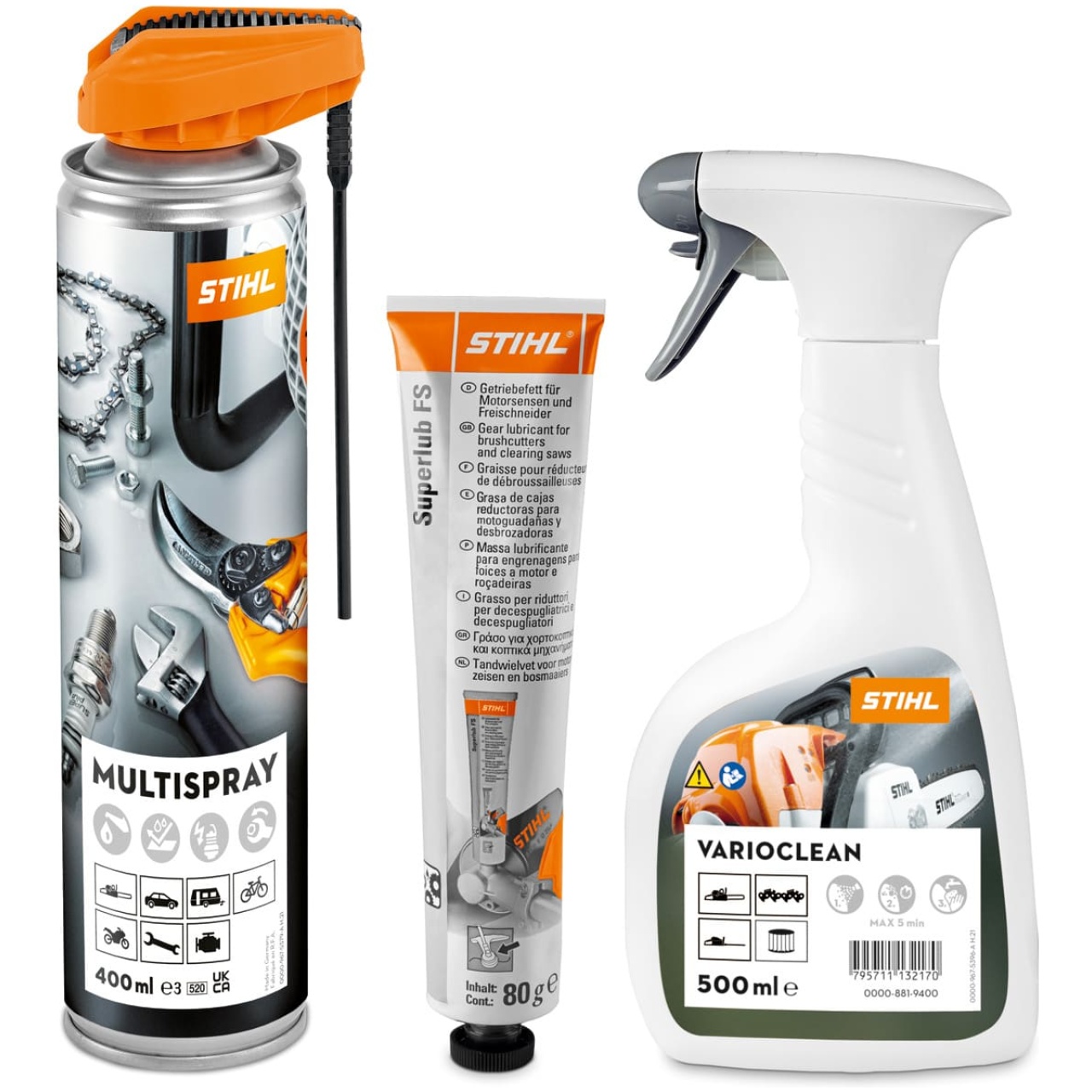 Il Care & Clean Kit FS Plus di STIHL rappresenta la soluzione ideale per la manutenzione regolare di tosaerba e decespugliatori, garantendo una...
