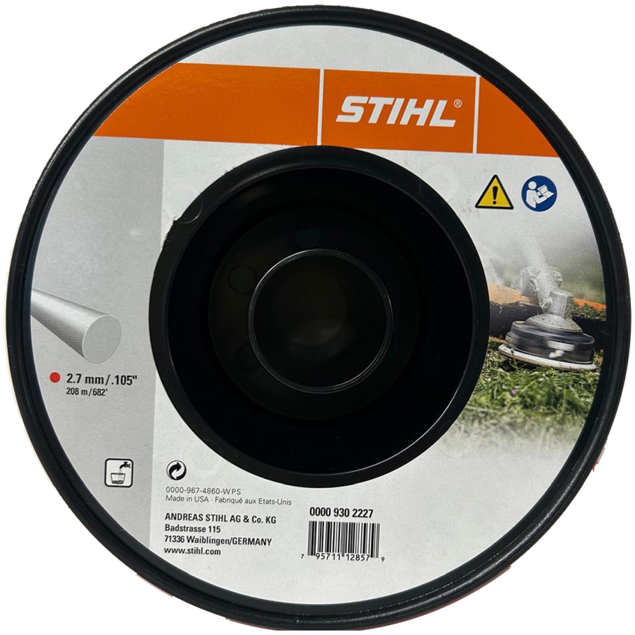 Il filo tondo STIHL ¥ 2,7 mm x 208,0 m è un prodotto essenziale per chi desidera mantenere il giardino perfettamente curato. Questa bobina di filo...