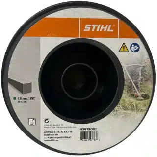 STIHL Fili a sezione quadrata, modello Bobina 4 mm x 90,0 m, sono una soluzione di alta qualit&agrave; per il taglio di erbacce e la pulizia del sottobosco....