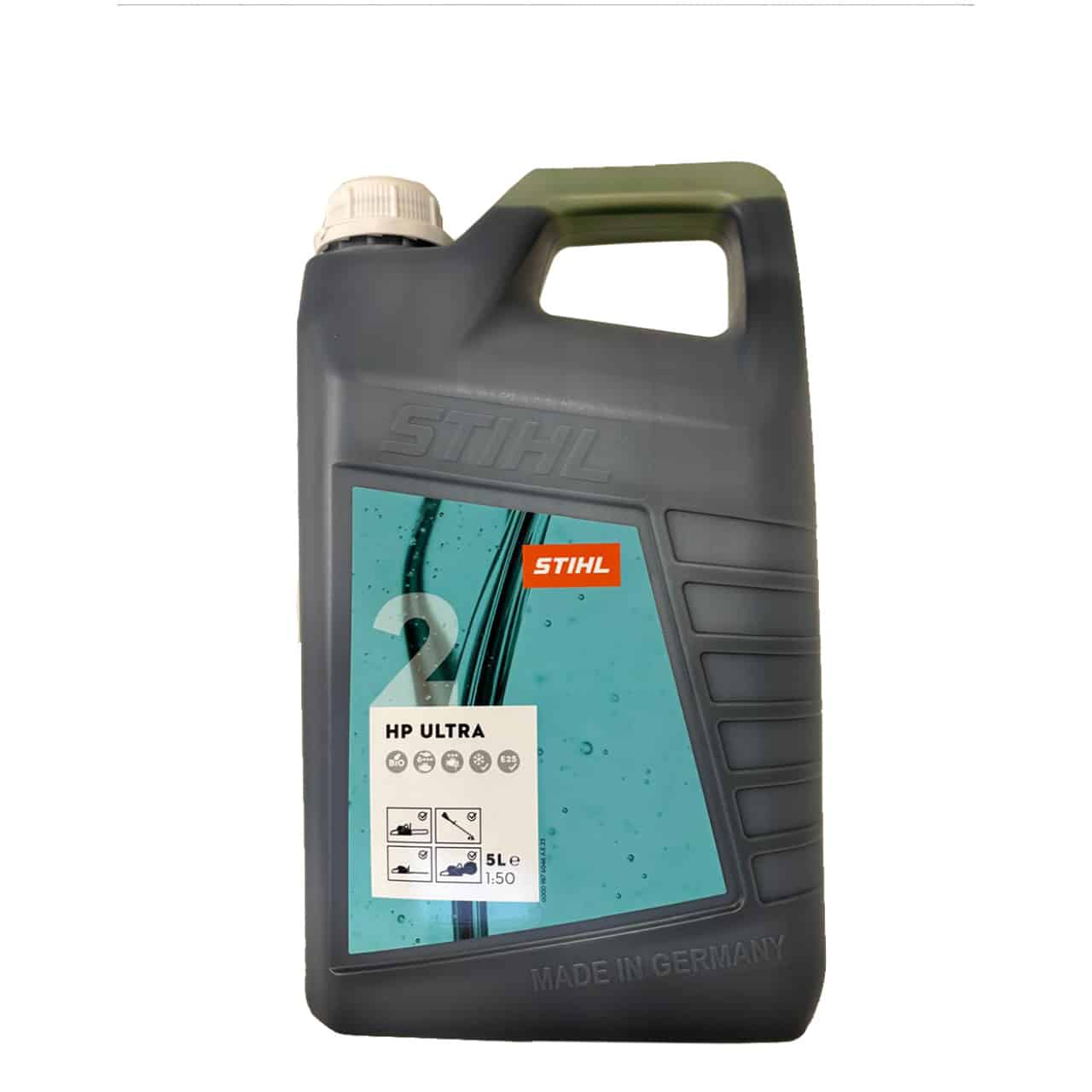 Olio HP Ultra, STIHL, Olio per motori a due tempirn rn L'Olio HP Ultra di STIHL Š un olio motore completamente sintetico, progettato...