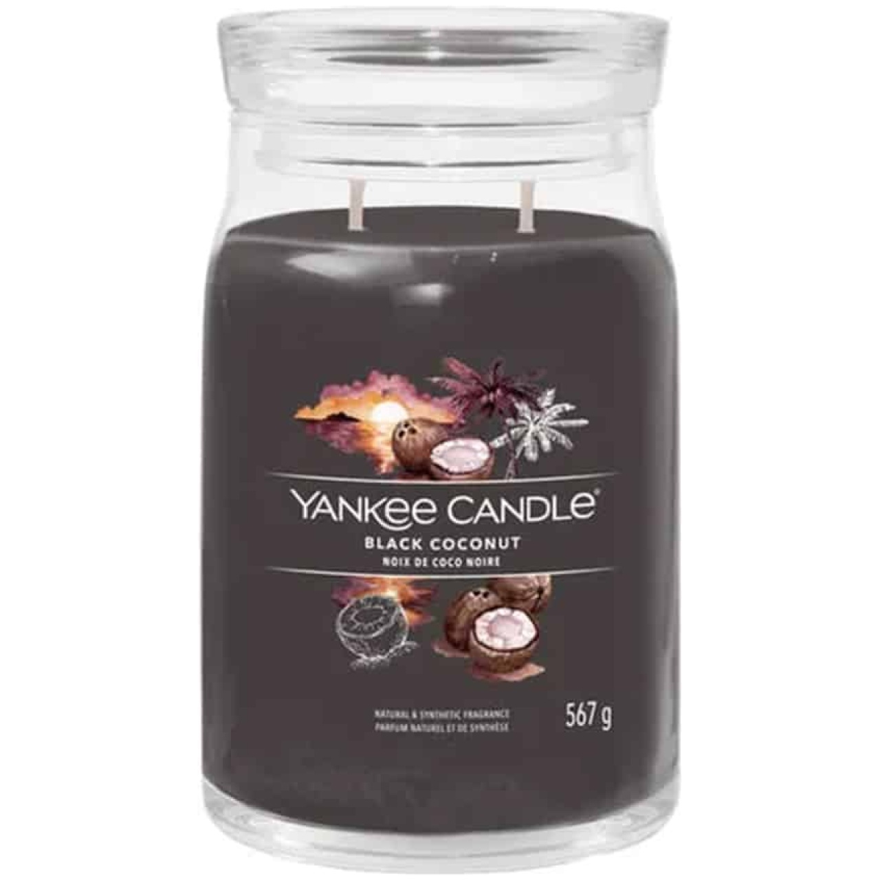 Lasciati avvolgere da un'atmosfera esotica e sofisticata con la candela Yankee Candle Black Coconut. La sua fragranza ricca e avvolgente mescola il...