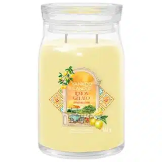 La candela Lemon Gelato &egrave; una sinfonia di freschezza e dolcezza che evoca l'atmosfera di una calda giornata estiva. Le note di testa di limone...