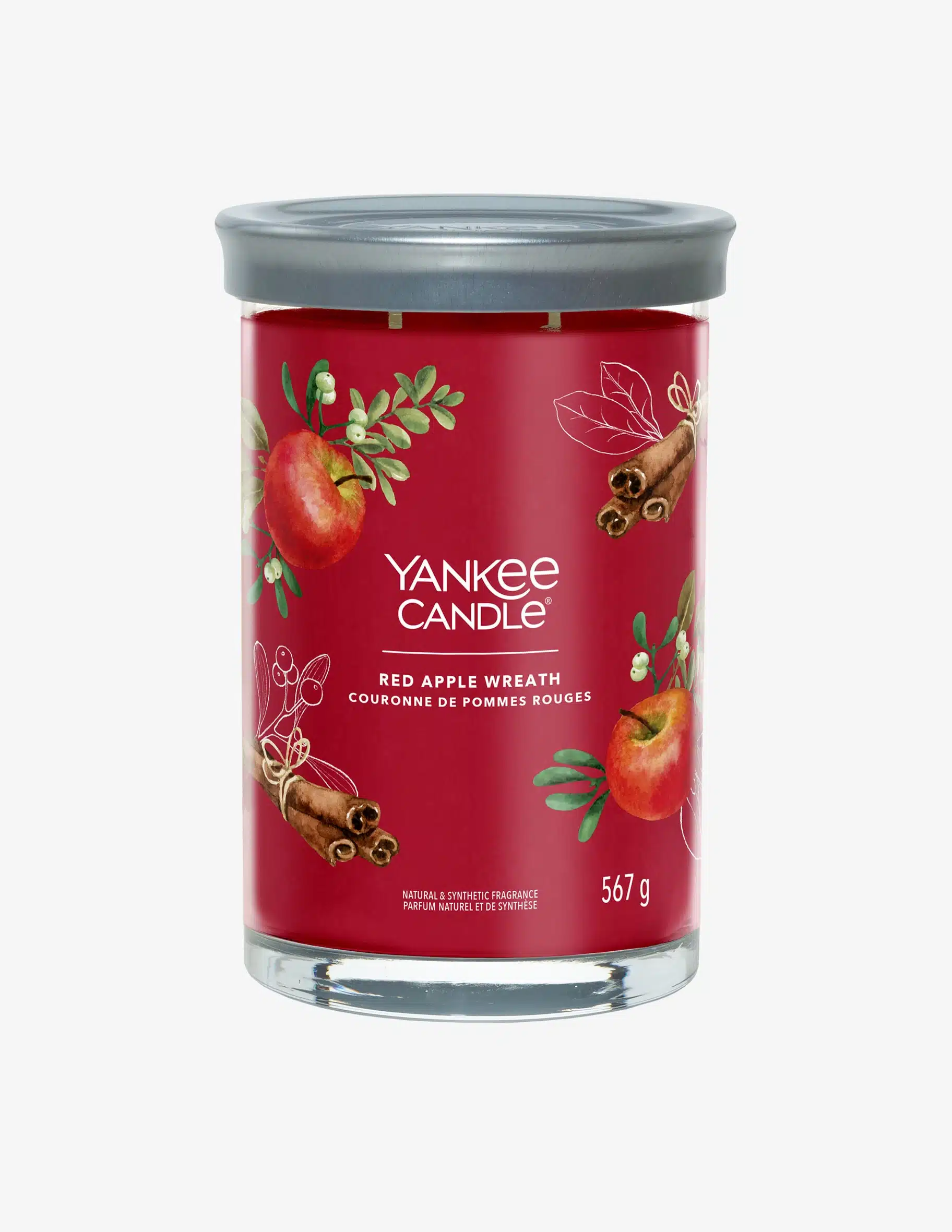 YANKEE CANDLE TUMBLER RED APPLE WREATH 567G La Yankee Candle Red Apple Wreath è una candela profumata di alta qualità, apprezzata per il suo aroma avvolgente e festoso. La fragranza combina...