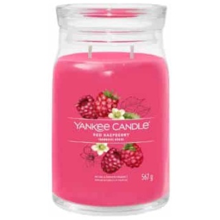 Immergiti nell'aroma irresistibile delle fresche e succose lamponi con la candela Yankee Candle Red Raspberry. Questa fragranza vivace e fruttata...