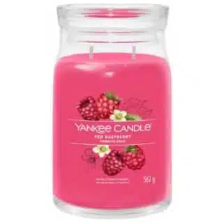 Immergiti nell'aroma irresistibile delle fresche e succose lamponi con la candela Yankee Candle Red Raspberry. Questa fragranza vivace e fruttata...