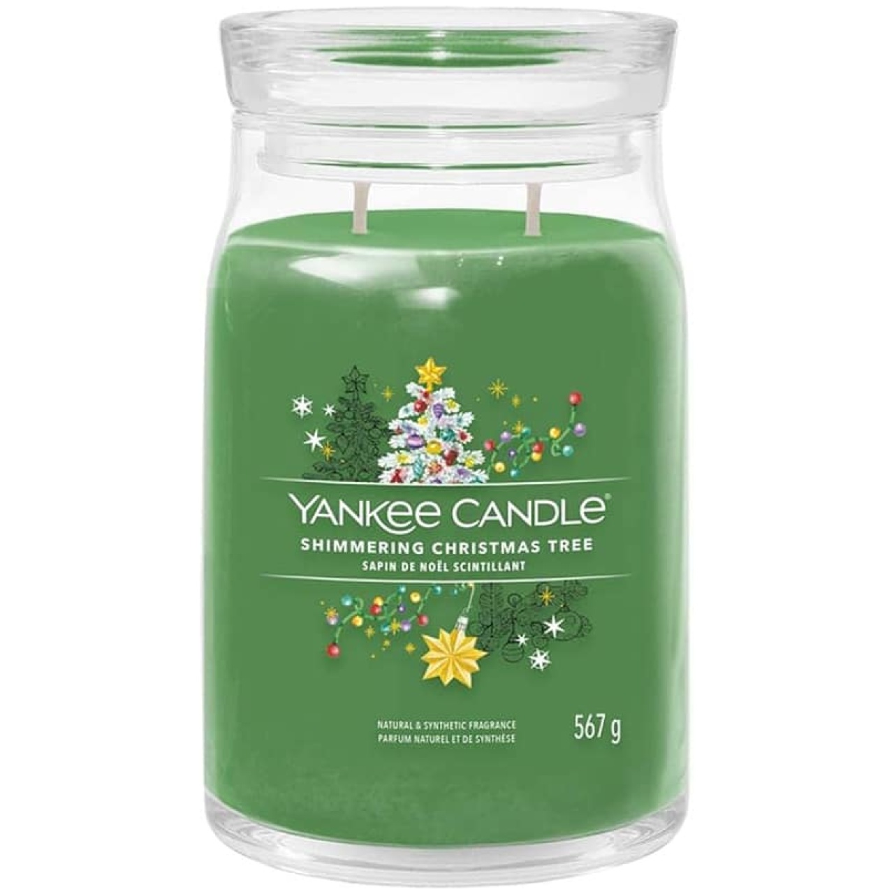 Immergiti nell'atmosfera scintillante delle feste con Shimmering Christmas Tree, una fragranza che cattura la magia natalizia. rn Le aldeidi...