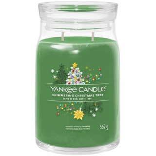 Immergiti nell'atmosfera scintillante delle feste con Shimmering Christmas Tree, una fragranza che cattura la magia natalizia. rn Le aldeidi...