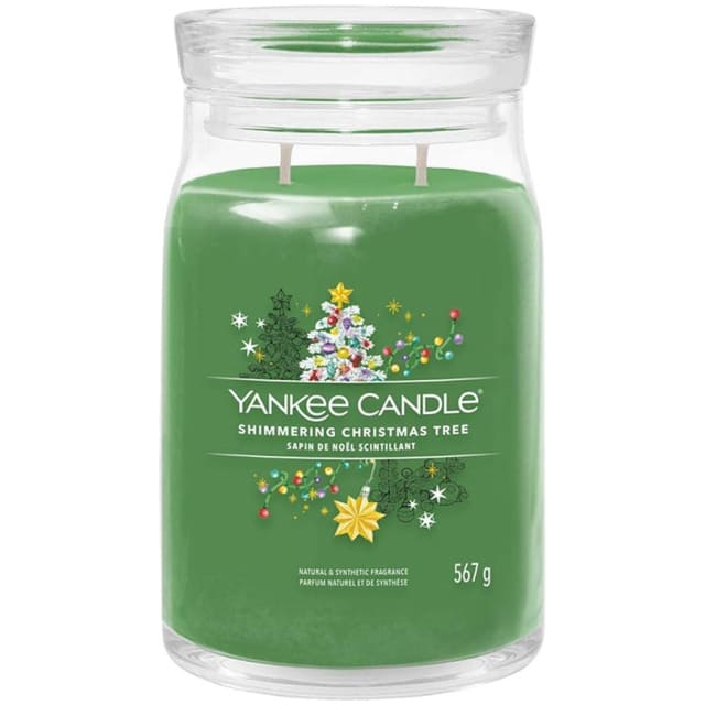 Immergiti nell'atmosfera scintillante delle feste con Shimmering Christmas Tree, una fragranza che cattura la magia natalizia. rn Le aldeidi...