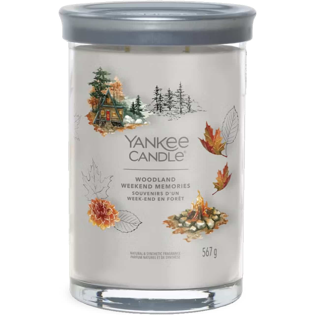 La Yankee Candle Woodland Weekend Memories Š la scelta perfetta per chi desidera ricreare l'atmosfera rilassante di un fine settimana immerso nella...