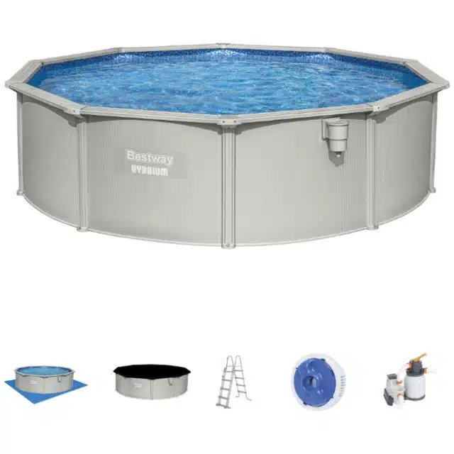 Se desideri una piscina che unisca praticità, robustezza e design elegante, la Bestway HYDRUM Set Piscina 4,60m x 1,20m è la soluzione ideale per...