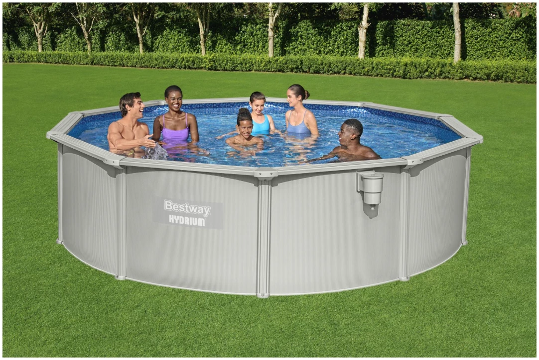 BESTWAY PISCINA HYDRIUM 4,60M X 1,2M Se desideri una piscina che unisca praticità, robustezza e design elegante, la Bestway HYDRUM Set Piscina 4,60m x 1,20m è la soluzione ideale per...