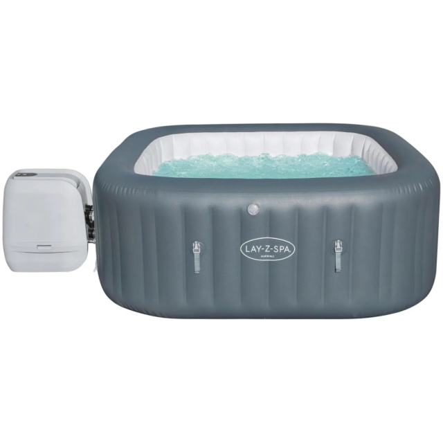 Il Bestway Lay-Z-Spa Hawaii MaxHold EnergySense UltraFit Smart è un jacuzzi gonfiabile progettato per offrire un'esperienza di benessere a casa...