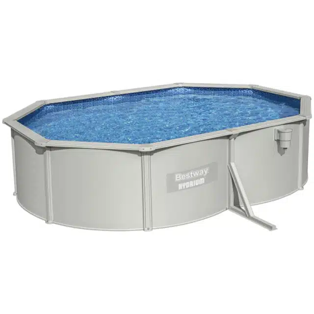 Se stai cercando una piscina resistente, elegante e che non richieda di essere smontata a fine stagione, la Bestway Hydrium Ovale 5,00 x 3,60 x 1,20...
