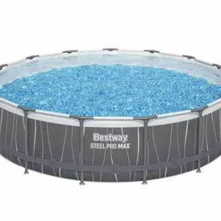 Scopri il piacere dell'estate direttamente nel tuo giardino con la piscina fuori terra Bestway&reg; Steel Pro MAXT con luce LED, un modello spazioso,...