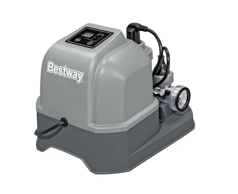 BESTWAY CLORINATORE A ELETTROLISI 6 G/H Con il clorinatore a elettrolisi Bestway da 6 g/h, la manutenzione della tua piscina diventa finalmente semplice, automatica e naturale. Grazie alla...