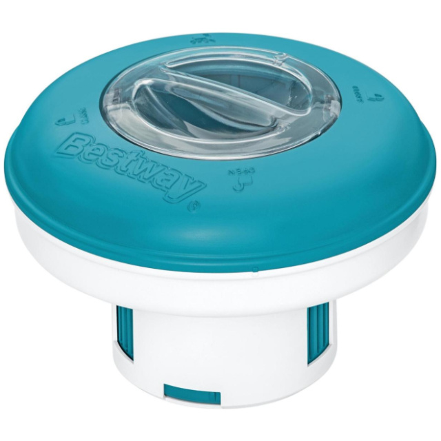 Il dispenser di cloro galleggiante Bestway da 16,5 cm è la soluzione pratica ed efficace per mantenere l'acqua della tua piscina sempre pulita e...
