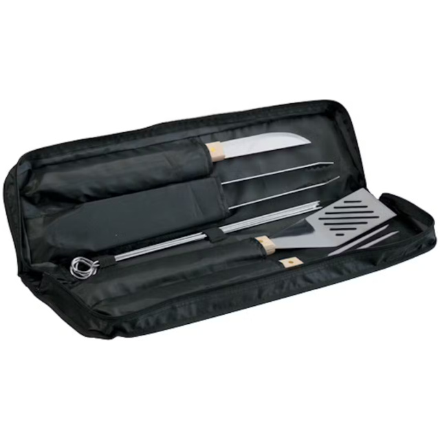 Organizzare e trasportare gli accessori per il barbecue non  mai stato cos semplice grazie alla borsa utensili in tessuto Campingaz. Realizzata con...