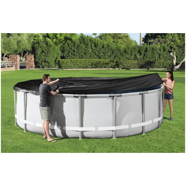 Proteggere la tua piscina fuori terra è fondamentale per mantenerla pulita e pronta all'uso ogni giorno. Il copripiscina Bestway è la soluzione...