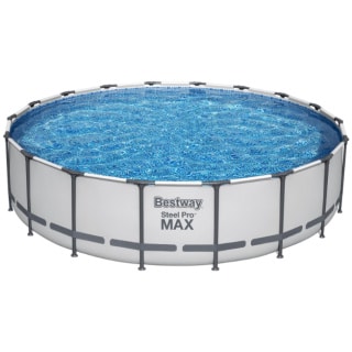 Porta il divertimento dell'estate direttamente nel tuo giardino con la piscina fuori terra Bestway Steel Pro MAX da 549x122 cm, una delle soluzioni...