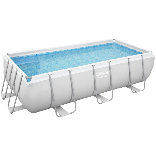 Porta il divertimento estivo direttamente nel tuo giardino con la piscina rettangolare Bestway Power Steel 4,12 x 2 x 1,22 m. Grazie alla sua...