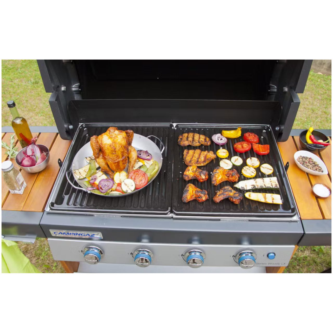 Il supporto per pollo Campingaz Culinary Modular  l'accessorio perfetto per chi vuole trasformare la classica grigliata in un'esperienza...