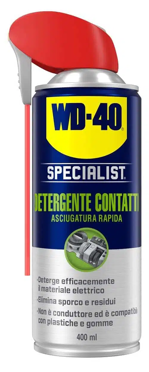 WD-40 COMPANY WD 40 DETERGENTE CONTATTI 400ML Hai bisogno di pulire i contatti elettrici in modo rapido, sicuro e senza lasciare tracce? Il WD-40 Detergente Contatti da 400 ml è proprio quello...