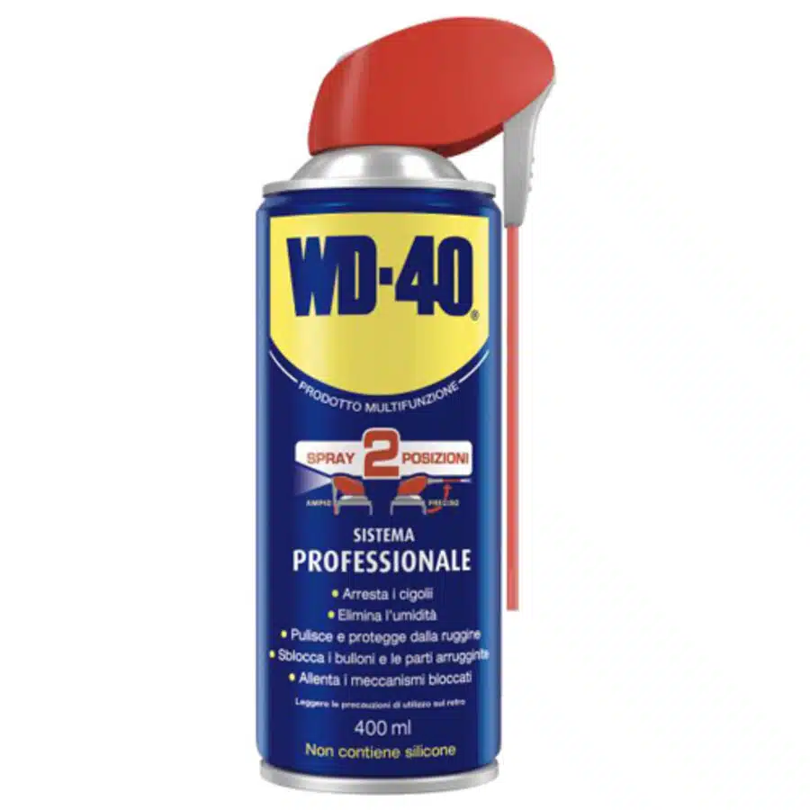 WD-40 COMPANY WD 40 DOPPIA POSIZIONE ML.400 Hai mai avuto a che fare con una vite bloccata, una cerniera che cigola o uno strumento che si muove a fatica? Il WD-40 da 400 ml con doppia...