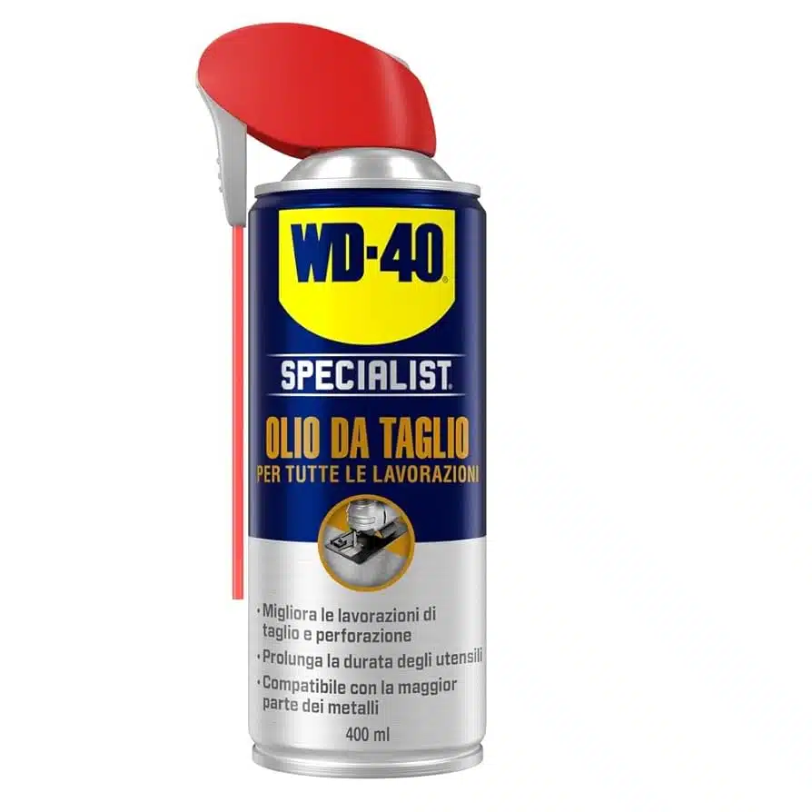 WD-40 COMPANY WD 40 OLIO DA TAGLIO SPRAY 400ML Se lavori con metalli e hai bisogno di un prodotto che faciliti ogni operazione di taglio, foratura o filettatura, il WD-40 Olio da Taglio Spray è...