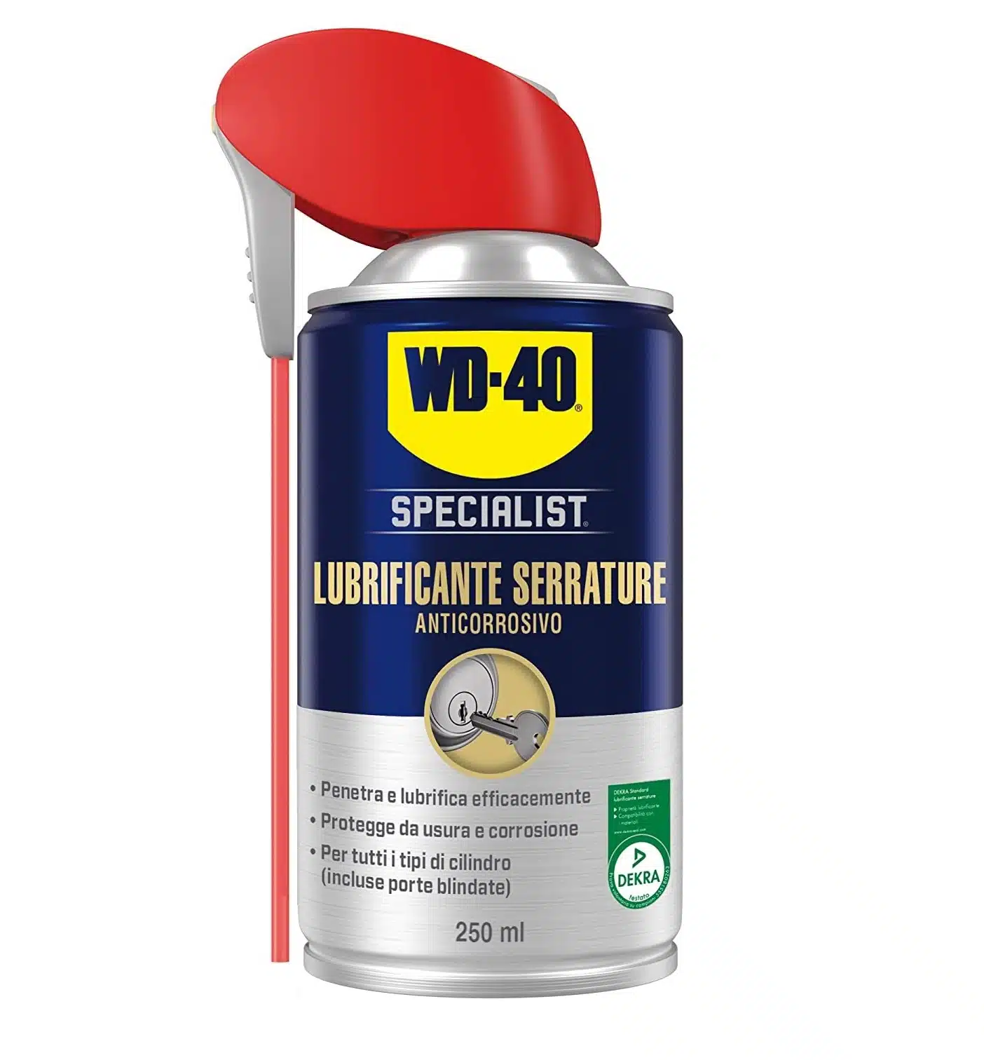 WD-40 COMPANY WD 40 SERRATURE SPRAY 250ML Hai mai avuto problemi con una serratura che si blocca o che fatica ad aprirsi? Il WD-40 Serrature Spray è la soluzione pratica e veloce per far...