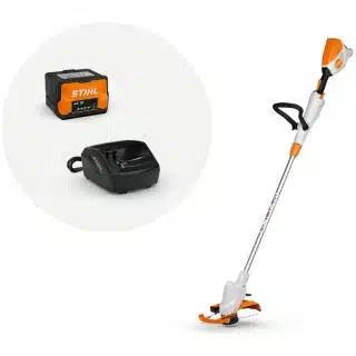 Il decespugliatore a batteria STIHL FSA 50 &egrave; la scelta ideale se cerchi uno strumento pratico, leggero e subito pronto all'uso. Questo set include...