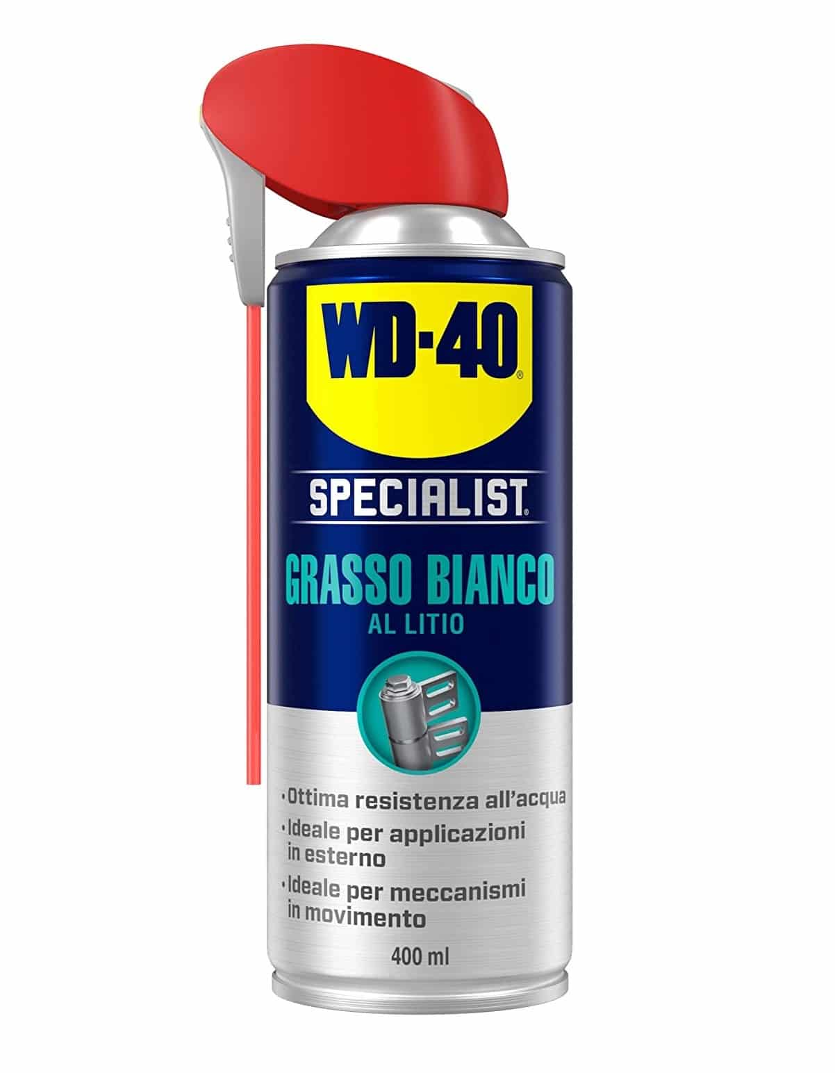 WD-40 COMPANY WD 40 GRASSO BIANCO AL LITIO 400ML Se cerchi una lubrificazione duratura e affidabile, il WD-40 Grasso Bianco al Litio è proprio quello che fa per te. Questo grasso denso e resistente...