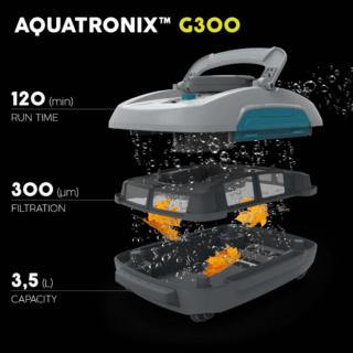 BESTWAY ROBOT X PISCINA AQUATRONIX PRO G300 Il robot pulitore AquaTronix Pro G300 rappresenta la soluzione definitiva per chi desidera delegare completamente la cura della propria piscina a una...