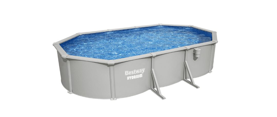 BESTWAY PISCINA HYDRIUM OVALE 6,10MX3,66MX1,22M Ecco una descrizione fluida e coinvolgente per la gamma Hydrium, la soluzione definitiva per chi desidera una piscina solida e duratura senza i costi...