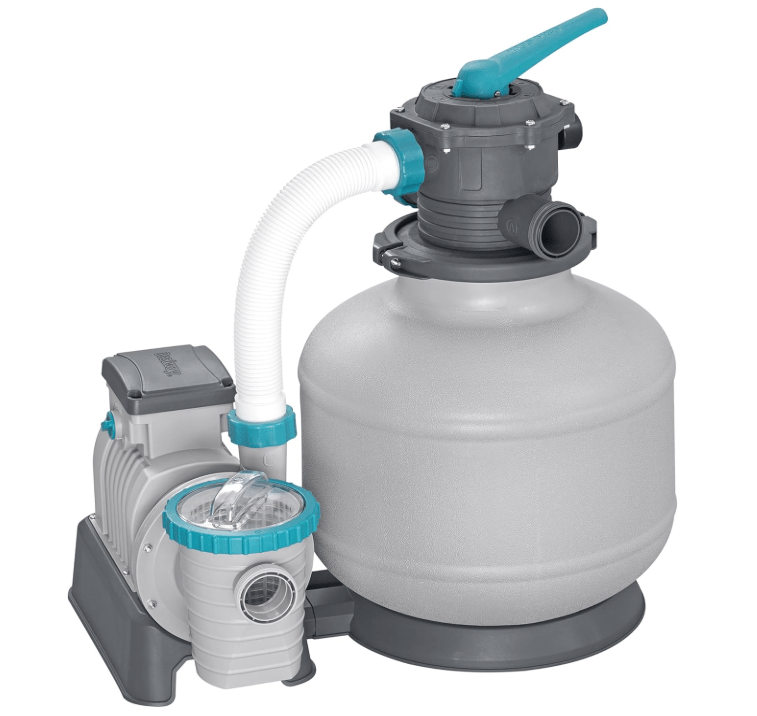 BESTWAY FILTRO SABBIA DA 11.355 L/H La pompa di filtraggio a sabbia da 11.355 L/h rappresenta il massimo dell'efficienza e della potenza per la cura delle piscine fuori terra, coprendo...