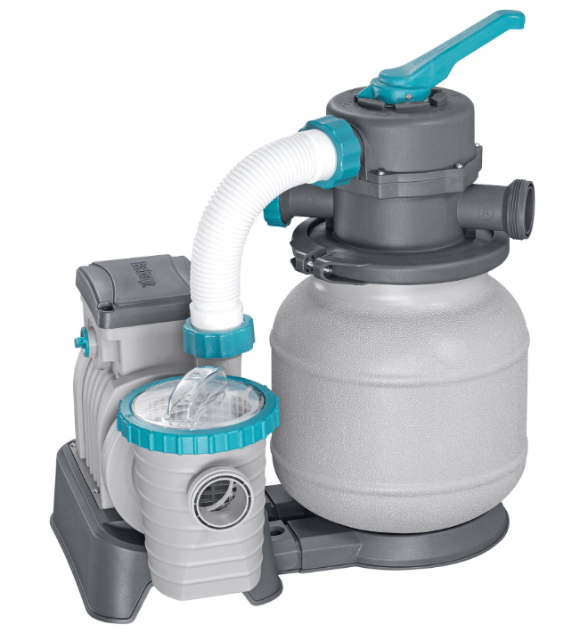 BESTWAY FILTRO SABBIA DA 6.056 L/H La pompa di filtraggio a sabbia Bestway da 6.056 L rappresenta l'evoluzione naturale per chi cerca un'acqua sempre limpida e sicura nella propria...