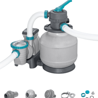 BESTWAY FILTRO SABBIA DA 8.327 L/H Ecco una descrizione fluida e discorsiva per questo modello ad alte prestazioni:n n La pompa di filtraggio a sabbia da 8.327 L/h rappresenta il top...