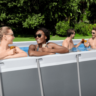 BESTWAY PISCINA STEEL PRO MAX RETT. CM.412X201X122 Se cerchi una piscina che unisca una resistenza eccezionale a una semplicità d'uso imbattibile, la Steel Pro MAX è il punto di riferimento....
