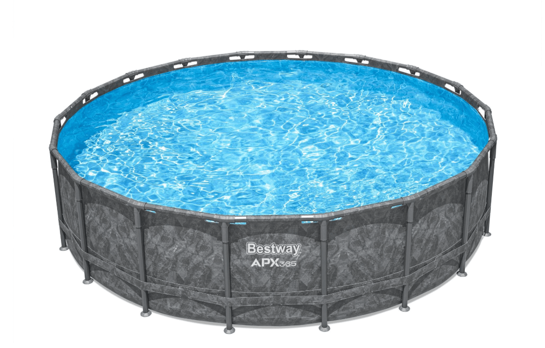 BESTWAY PISCINA APX 365 ROT. 5,49MX1,32M Quando si parla di piscine fuori terra, la Bestway APX 365 rotonda da 5,49 metri di diametro rappresenta il top della categoria per chi desidera un...