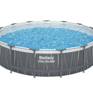 Scopri il piacere dell'estate direttamente nel tuo giardino con la piscina fuori terra Bestway® Steel Pro MAXT con luce LED, un modello spazioso,...