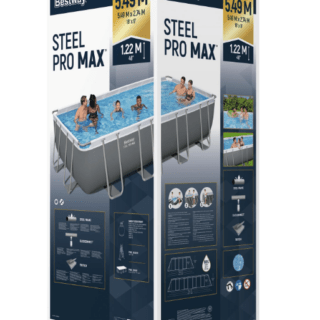 BESTWAY PISCINA STEEL PRO MAX RETT.CM549X274X122 Se stai cercando il perfetto equilibrio tra solidità, stile e un prezzo imbattibile, la Steel Pro MAX è la risposta definitiva. Questa piscina fuori...